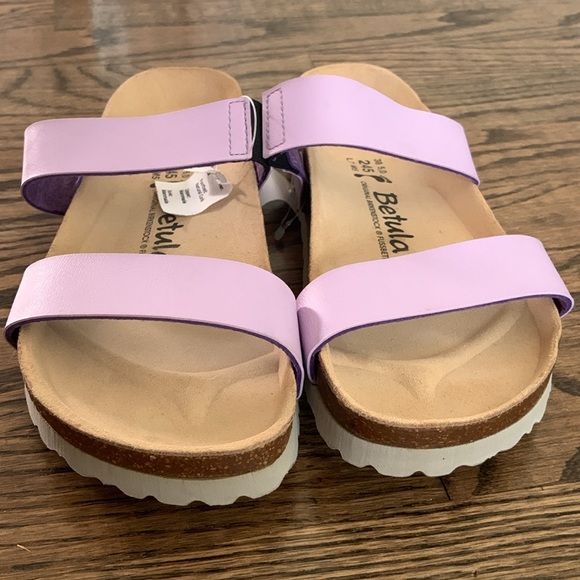 Betula Birkenstock Purple Sandals with Contoured Footbed - Picture 4 of 6